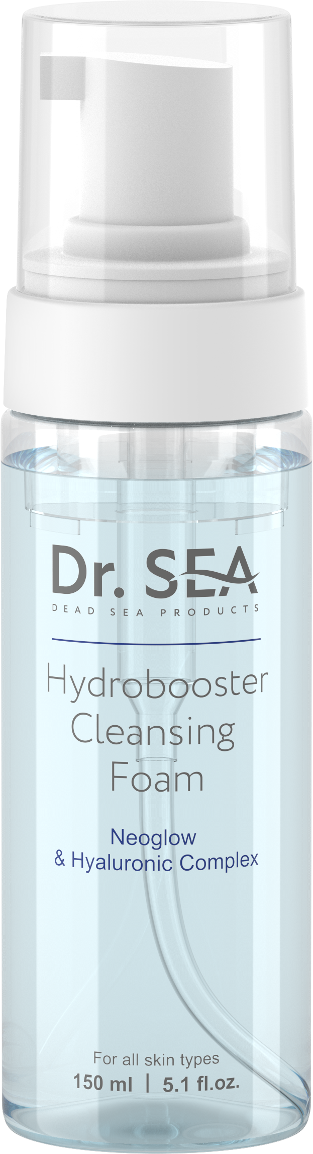 HYDRОBOOSTER CLEANSING FOAM - NEOGLOW & HYALURONIC COMPLEX, 150 ml
